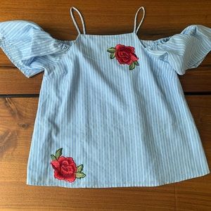 Francesca’s off the shoulder top only worn once